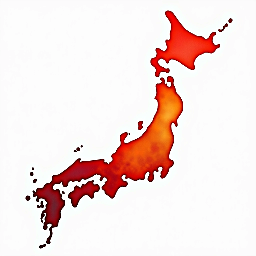 Aichi prefecture — watercolor illustration