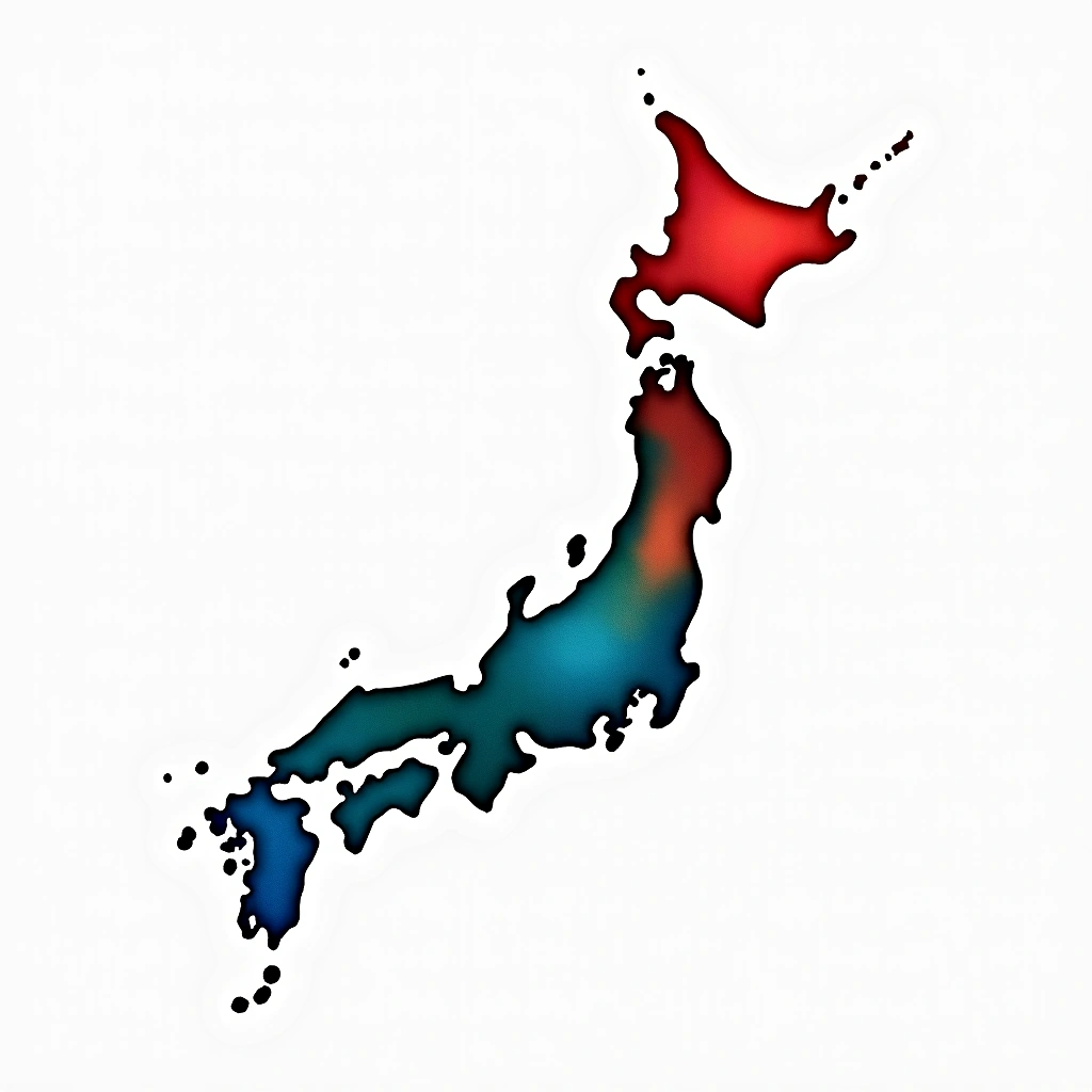 Aomori prefecture — watercolor illustration