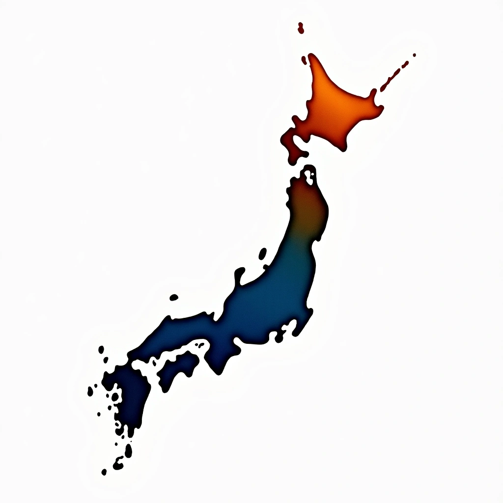 Ishikawa prefecture — watercolor illustration