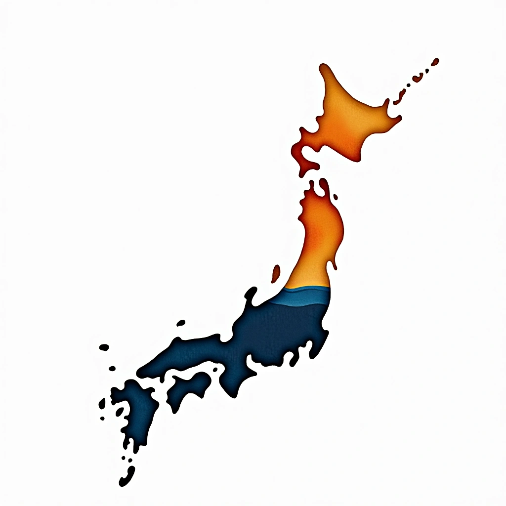 Kagawa prefecture — watercolor illustration