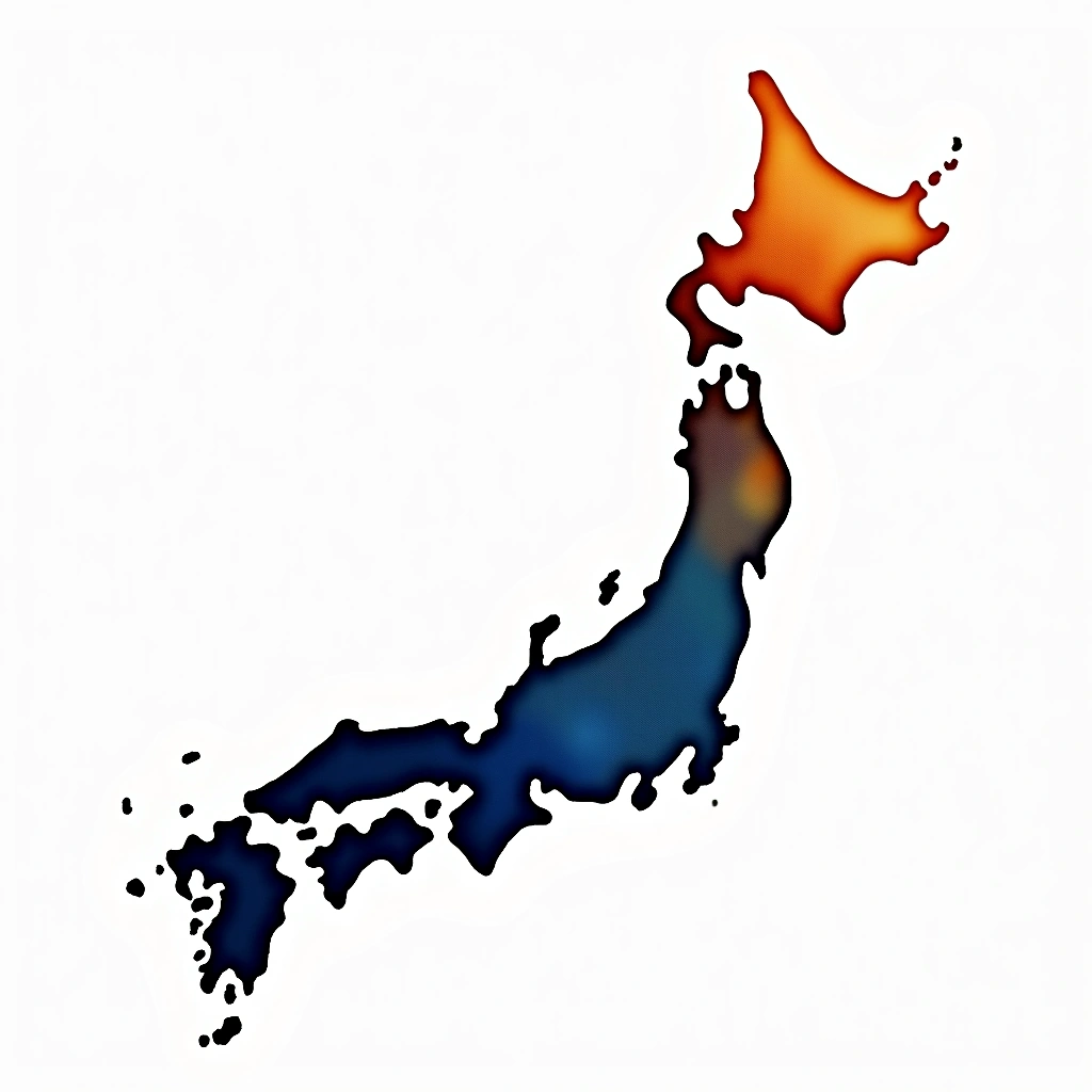 Osaka prefecture — watercolor illustration