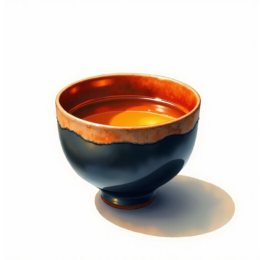 Akabu Junmai Ginjo Junmai Ginjo — watercolor illustration