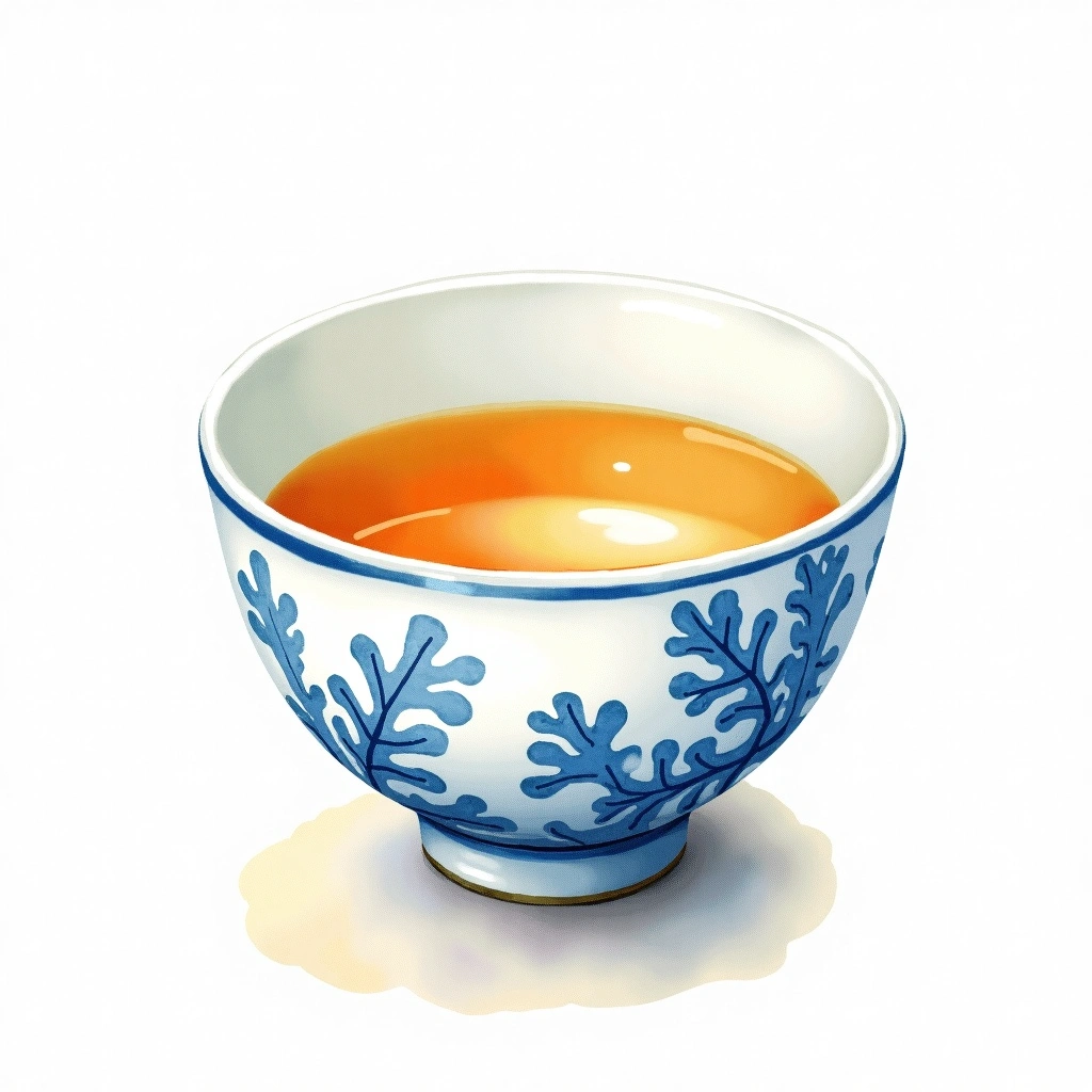 Daishichi Yukishibori Junmai Ginjo Junmai Ginjo — watercolor illustration