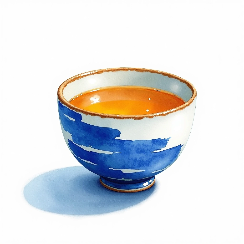 Eikun Ginjo Ginjo — watercolor illustration