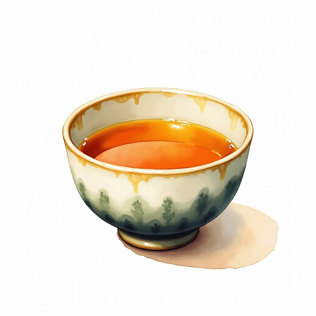 Tokubetsu Honjozo sake grade — watercolor illustration