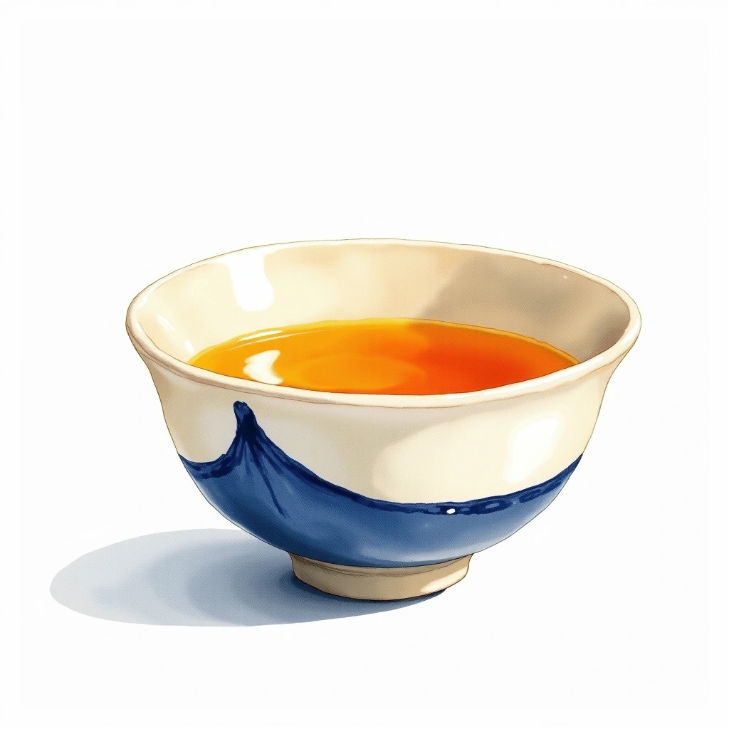 Isojiman Adagio Junmai Ginjo Junmai Ginjo — watercolor illustration