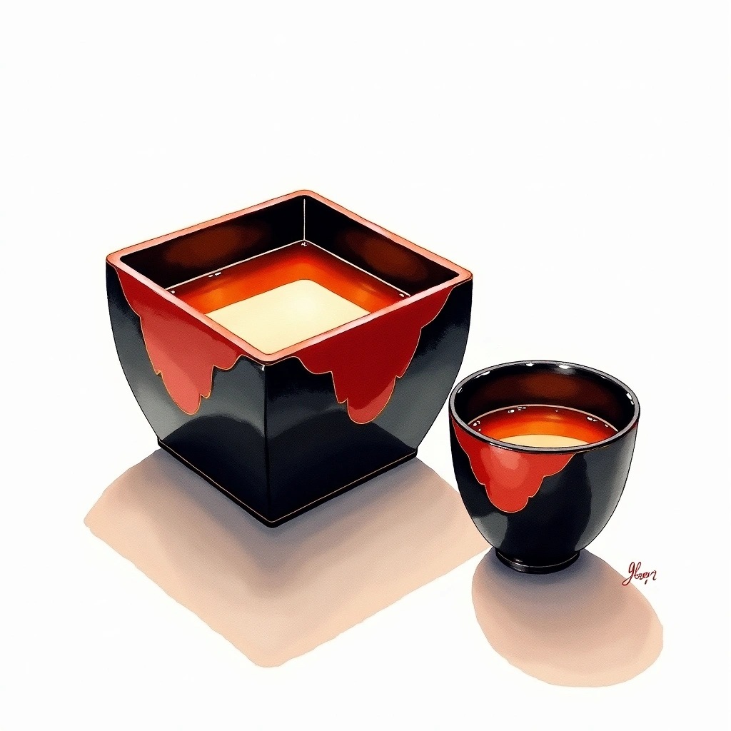 Joppari Junmai Junmai — watercolor illustration