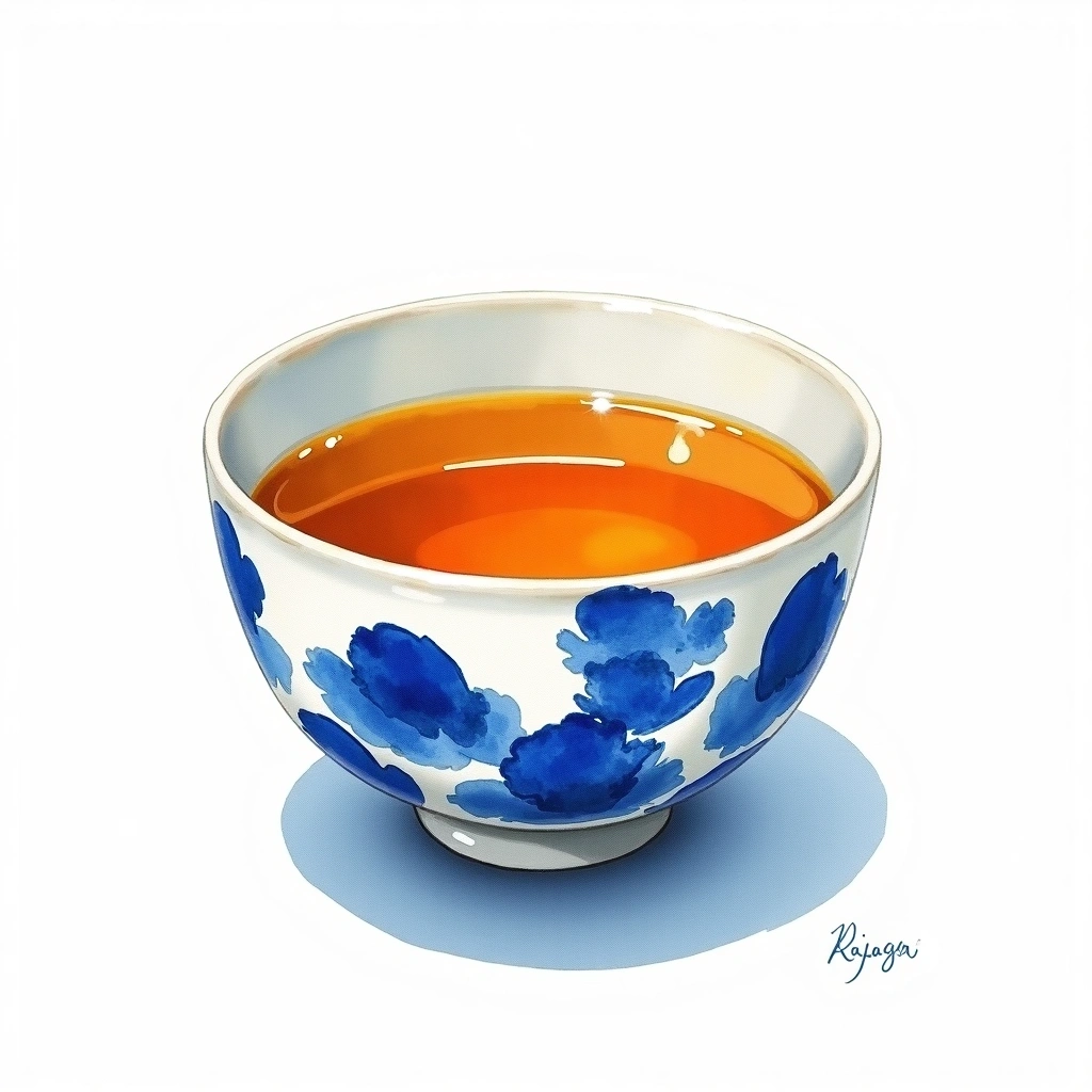 Kamotsuru Junmai Ginjo Junmai Ginjo — watercolor illustration