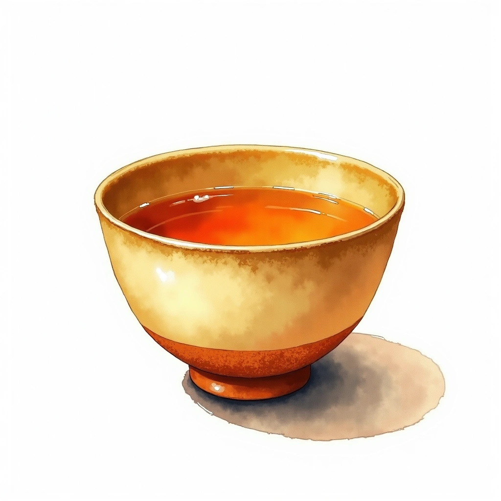 Koshi no Kanbai Muku Junmai Ginjo — watercolor illustration