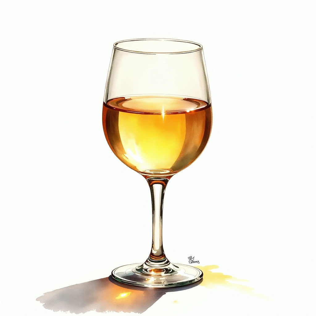 Kubota Junmai Daiginjo Junmai Daiginjo — watercolor illustration