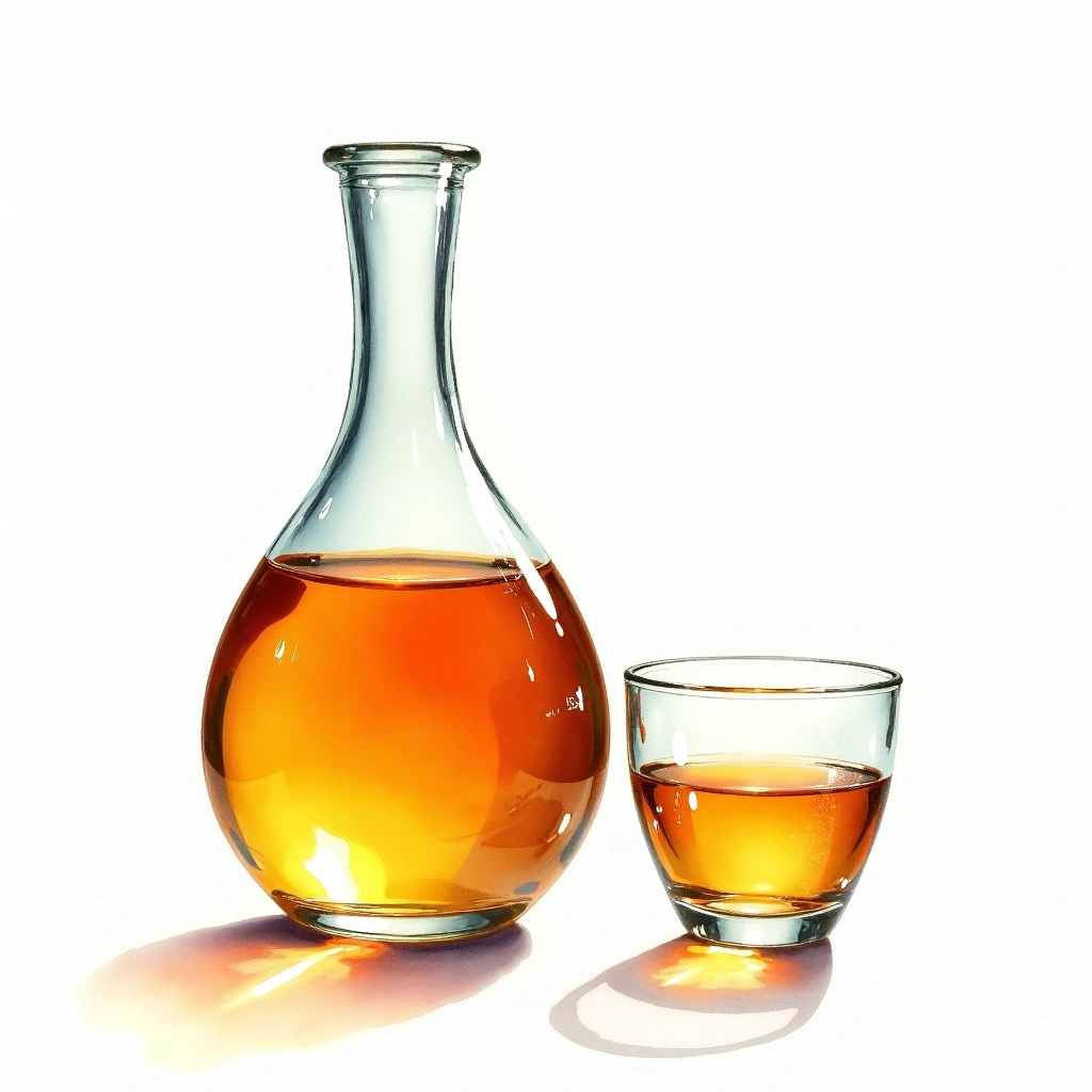 Kubota Senju Ginjo — watercolor illustration