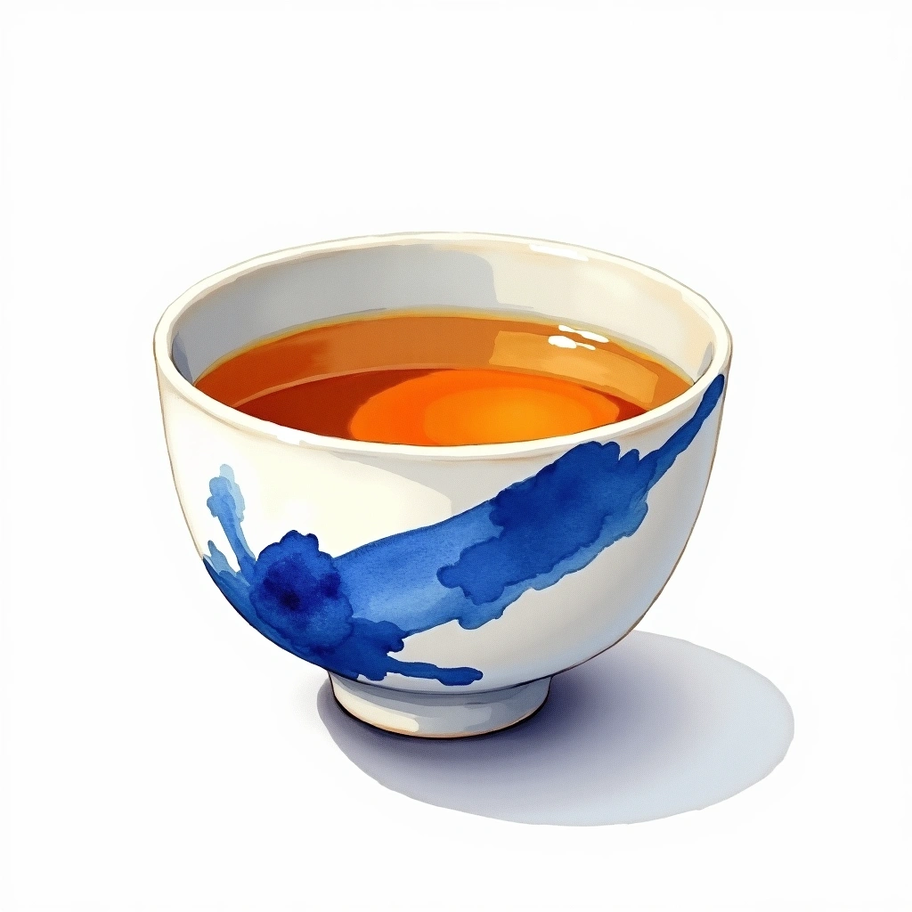 Mansakuno Hana Tokubetsu Junmai Tokubetsu Junmai — watercolor illustration