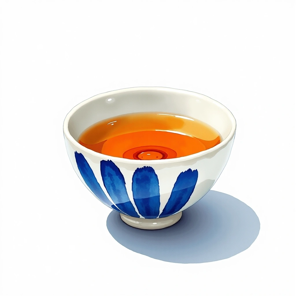 Ninki Junmai Ginjo Junmai Ginjo — watercolor illustration