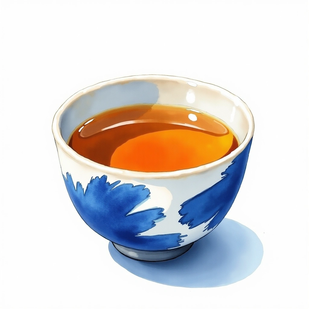 Otokoyama Tokubetsu Junmai Tokubetsu Junmai — watercolor illustration