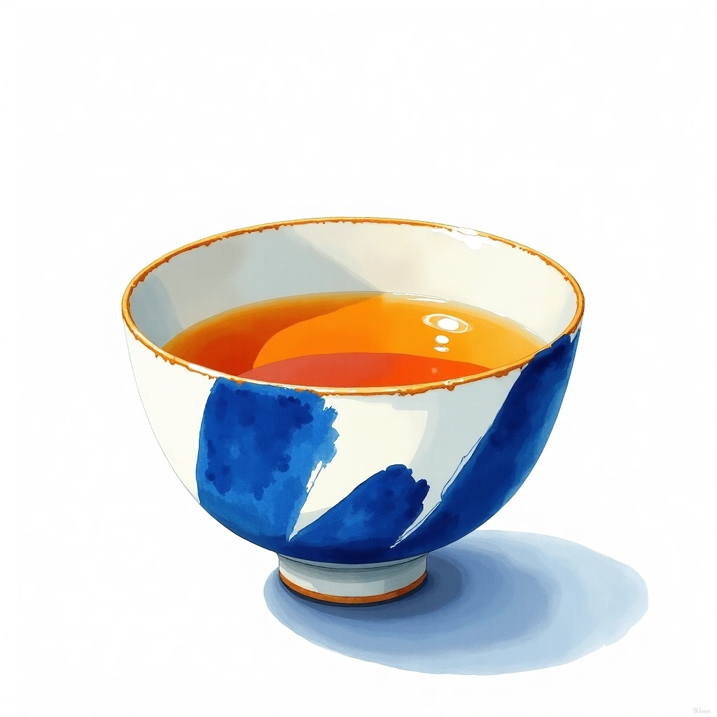Tamajiman Junmai Ginjo Junmai Ginjo — watercolor illustration