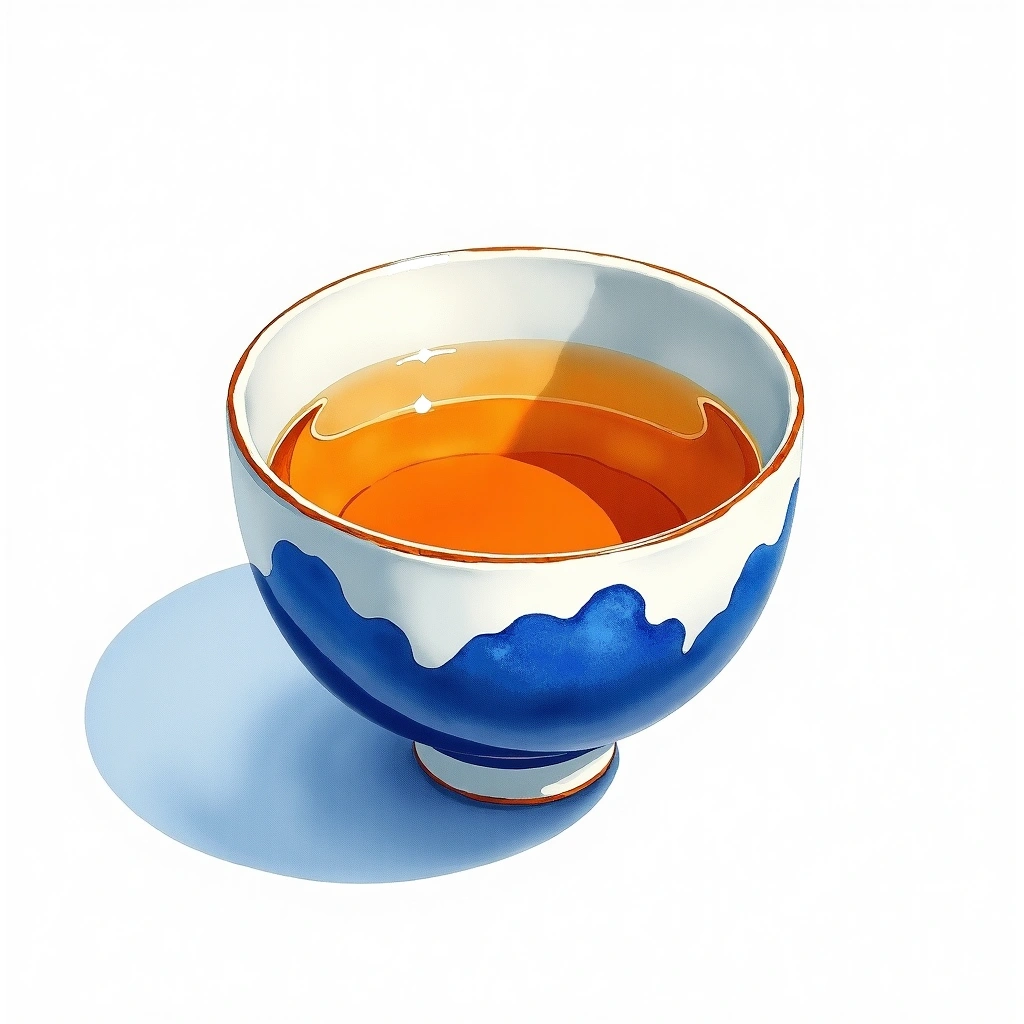 Tenzan Junmai Ginjo Junmai Ginjo — watercolor illustration