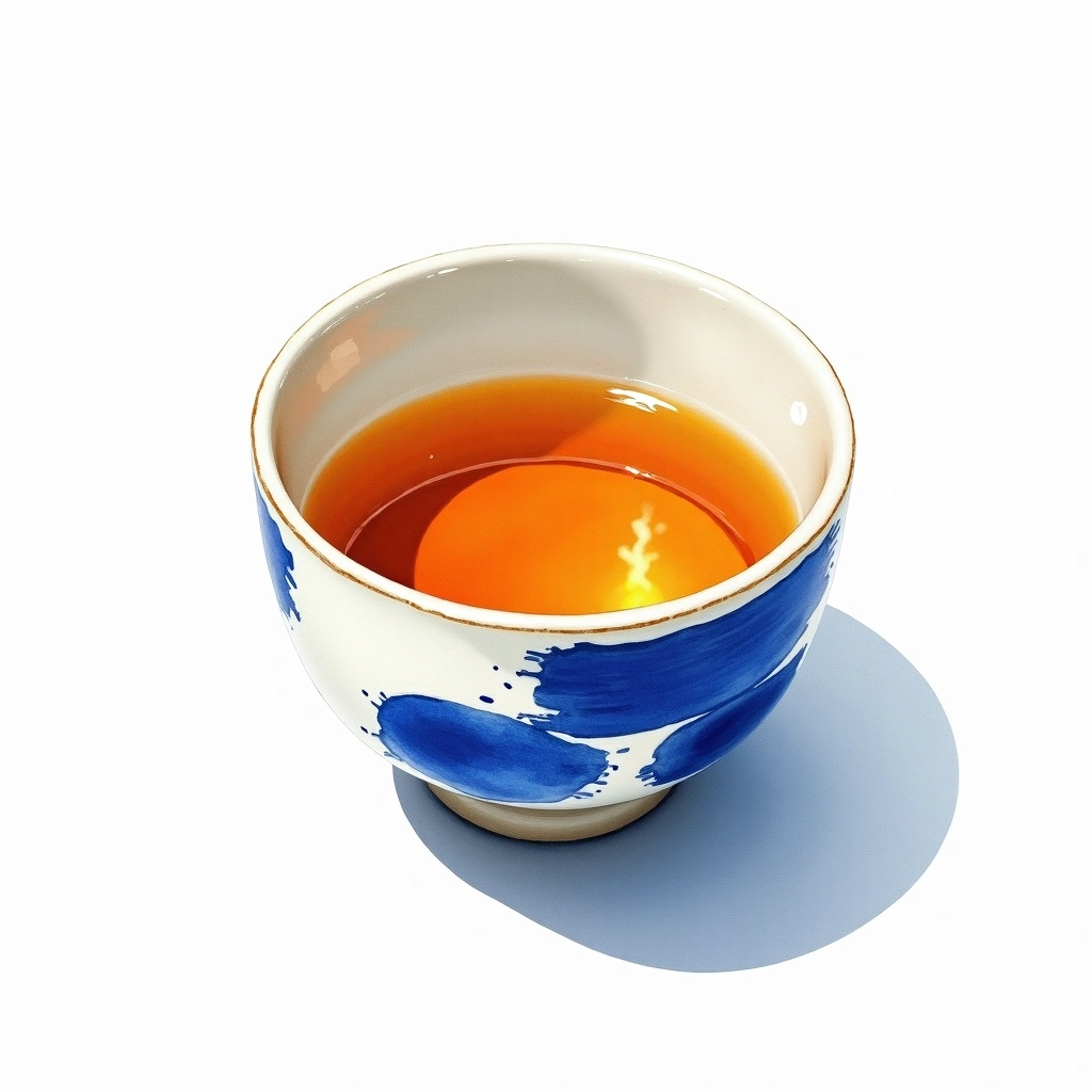 Yuki no Bosha Junmai Ginjo Junmai Ginjo — watercolor illustration