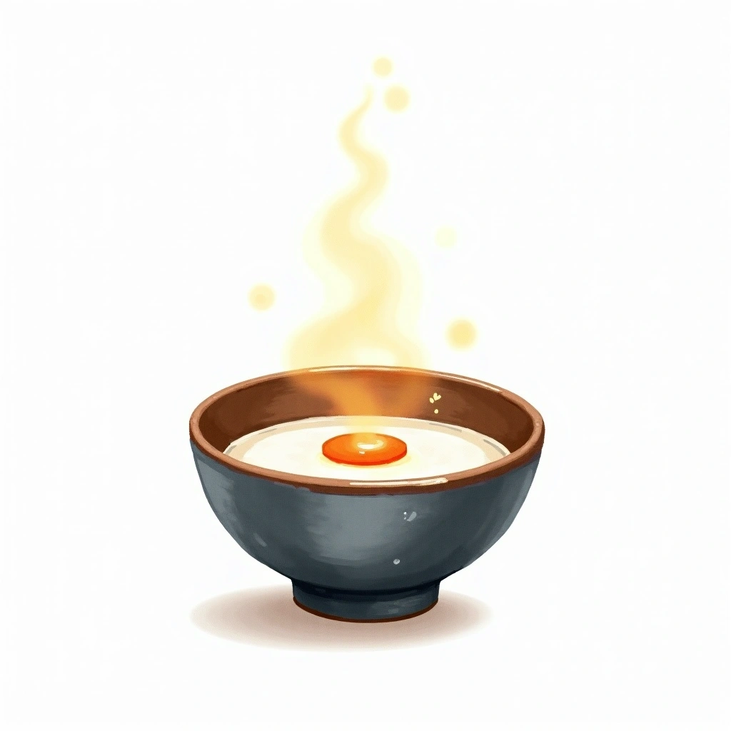 Suzuhie (Cool) (涼冷え) sake serving — watercolor illustration